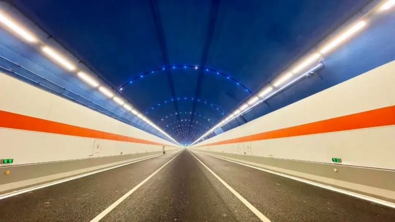 15公里,木寨嶺隧道通車,三思,特色,隧道照明,藝術方案,驚現(xiàn),渭武高速